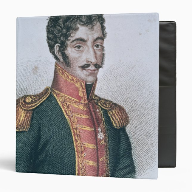 Portrait of Simon Bolivar Binder (Front/Inside)