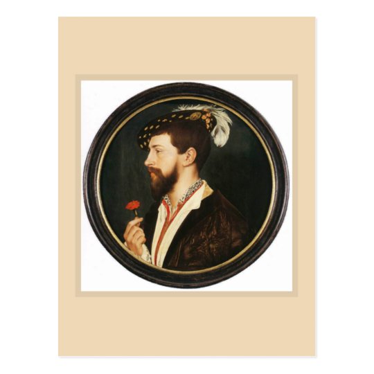 Portrait of Simon George by Hans Holbein Younger Postcard