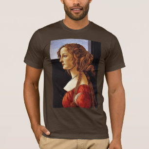 Portrait Of Simonetta Vespucci By Botticelli Sandr T-Shirt