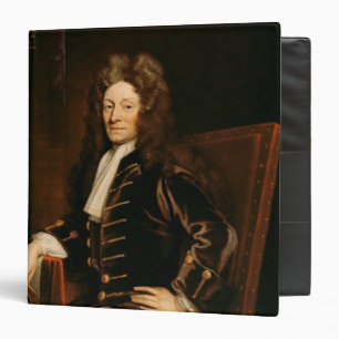 Portrait of Sir Christopher Wren  1711 3 Ring Binder