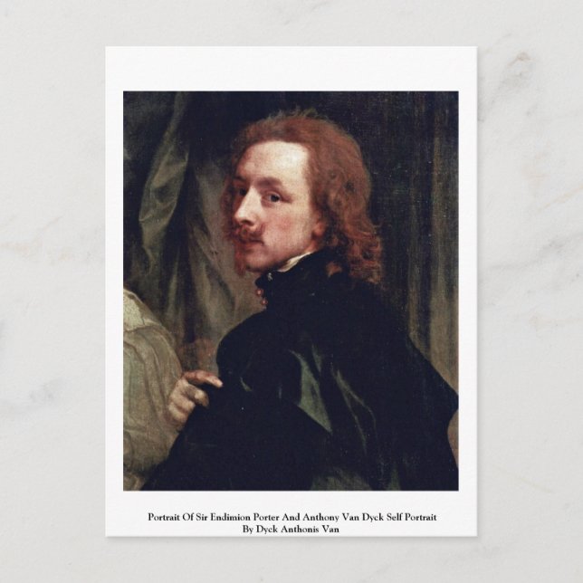 Portrait Of Sir Endimion Porter Postcard (Front)