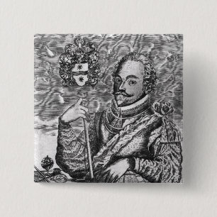 Portrait of Sir Francis Drake Pinback Button
