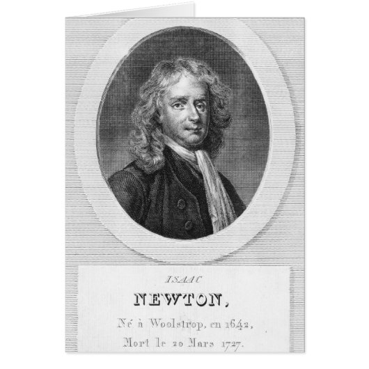 Portrait of Sir Isaac Newton (Front)