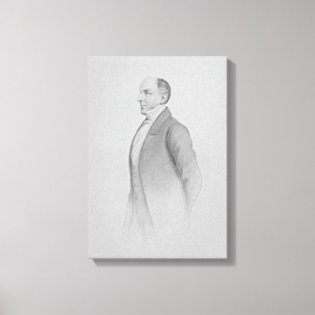 Portrait of Sir James R. G. Graham Canvas Print (Front)