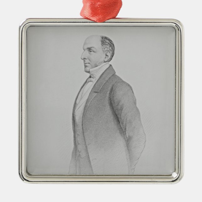 Portrait of Sir James R. G. Graham Metal Ornament (Front)