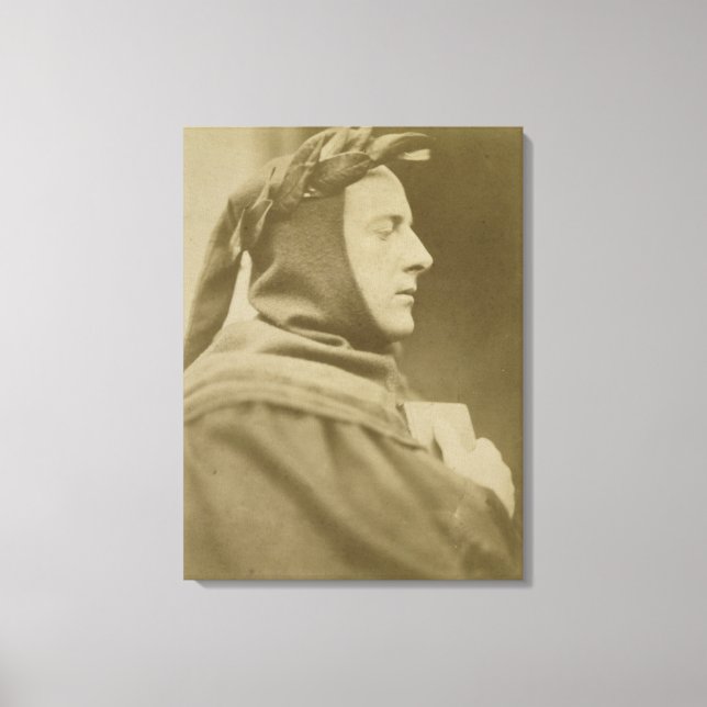 Portrait of Sir John Everett Millais (1829-96) Dre Canvas Print (Front)