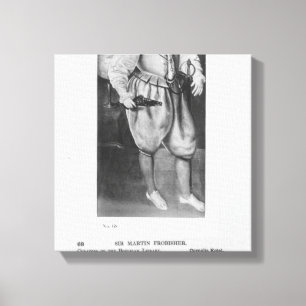 Portrait of Sir Martin Frobisher Canvas Print