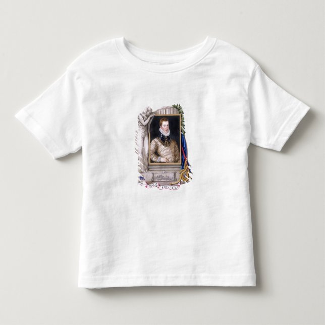 Portrait of Sir Philip Sidney (1554-86) from 'Memo Toddler T-shirt (Front)