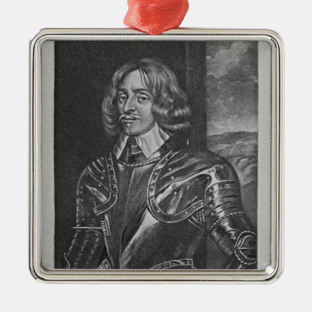Portrait of Sir Philip Stapleton Metal Ornament (Front)