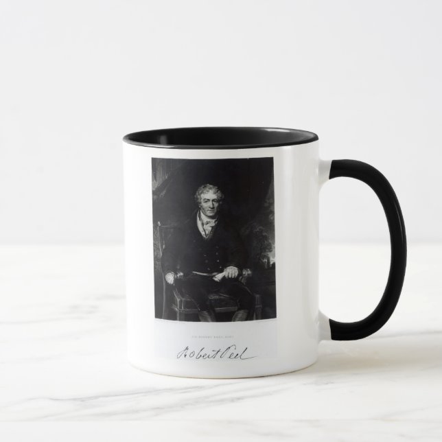 Portrait of Sir Robert Peel Mug (Right)