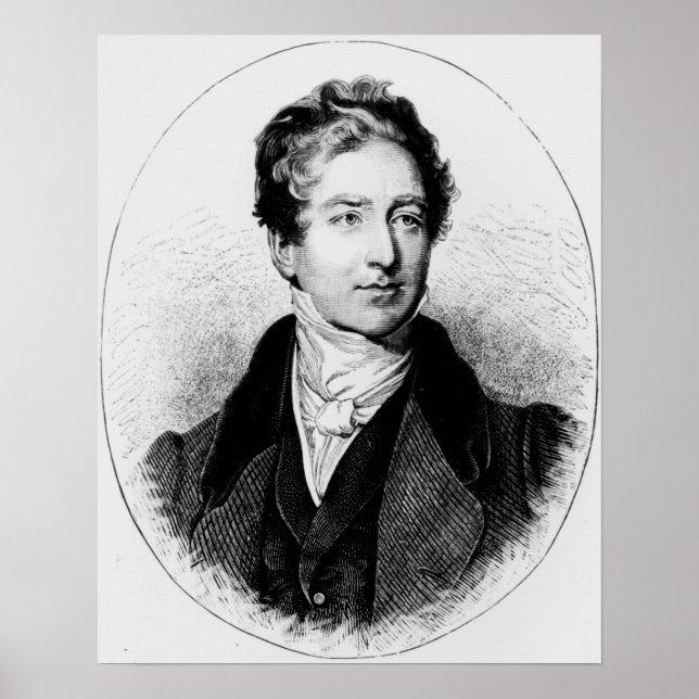 Portrait of Sir Robert Peel Poster (Front)