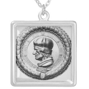 Portrait of Sir Thomas Lovell Silver Plated Necklace