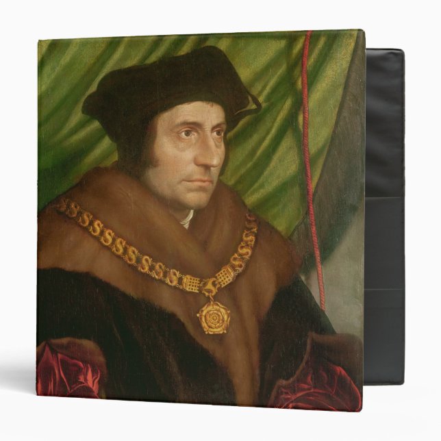 Portrait of Sir Thomas More 3 Ring Binder (Front/Inside)