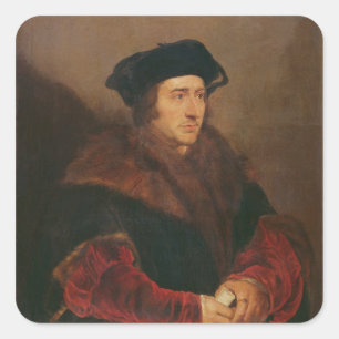 Portrait of Sir Thomas More Square Sticker