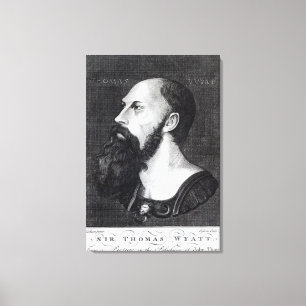 Portrait of Sir Thomas Wyatt Canvas Print