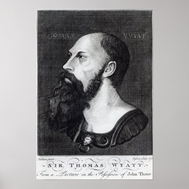 Portrait of Sir Thomas Wyatt Poster (Front)