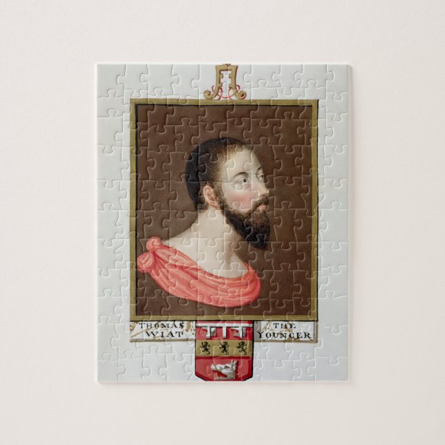 Portrait of Sir Thomas Wyatt the Younger (c.1521-5 Jigsaw Puzzle (Vertical)