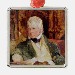 Portrait of Sir Walter Scott Metal Ornament
