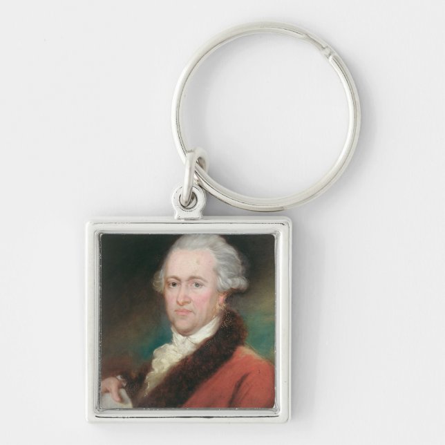 Portrait of Sir William Herschel  c.1795 Keychain (Front)