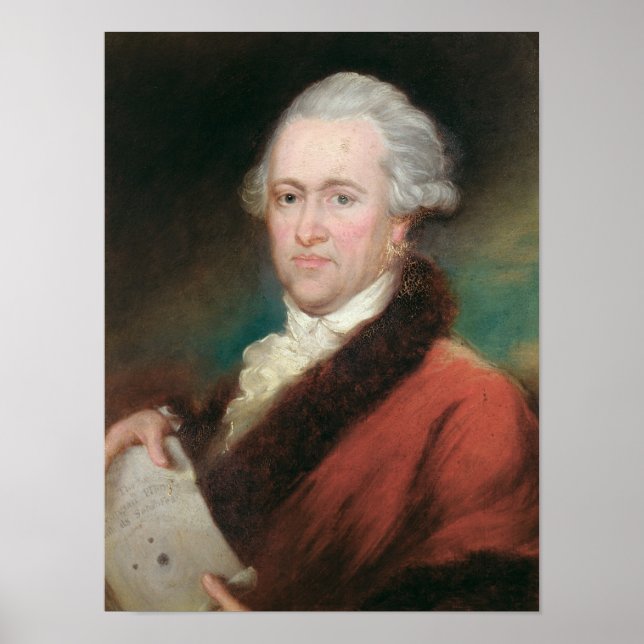 Portrait of Sir William Herschel  c.1795 Poster (Front)