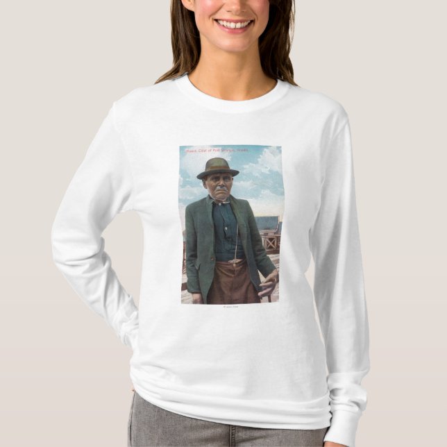 Portrait of Siwash Chief of Fort Wrangle T-Shirt (Front)