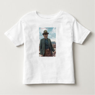 Portrait of Siwash Chief of Fort Wrangle Toddler T-shirt