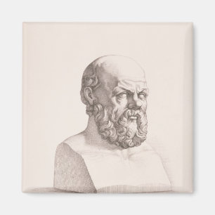 Portrait of Socrates Magnet