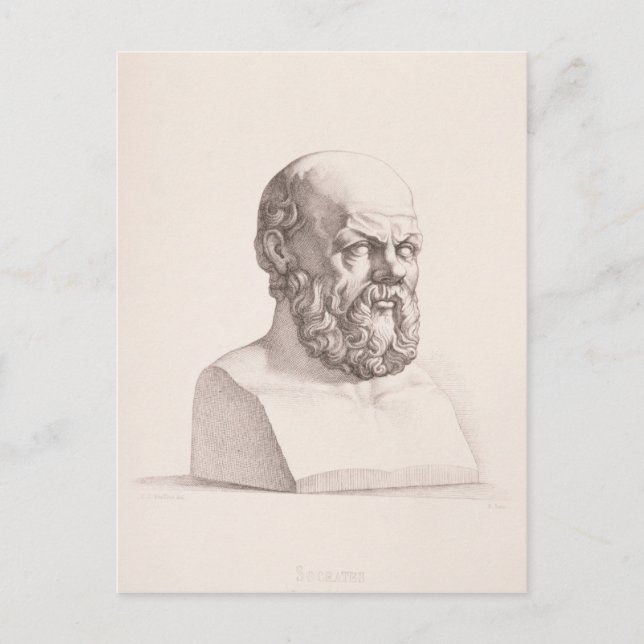 Portrait of Socrates Postcard (Front)