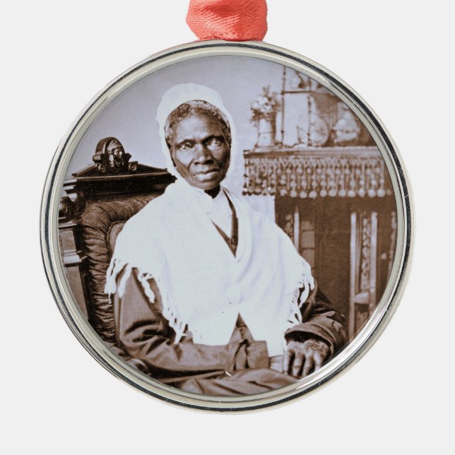Portrait of Sojourner Truth circa 1870 Metal Ornament (Front)