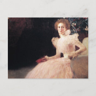Portrait of Sonja Knips ; Gustav Klimt Painting Postcard