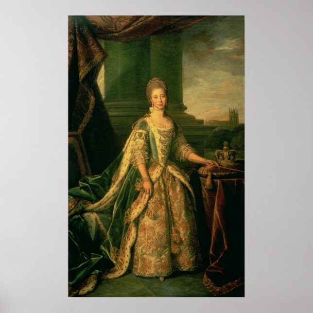 Portrait of Sophie Charlotte Poster (Front)