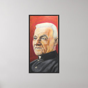 Portrait of St. Andre Bessette Canvas Print