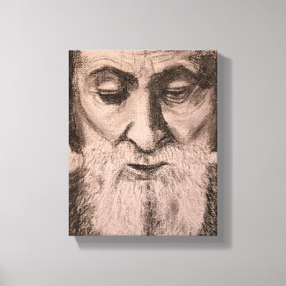 Portrait of St. Charbel Makhlouf Canvas Print