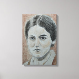 Portrait of St. Edith Stein Canvas Print
