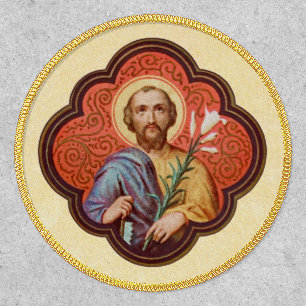 Portrait of St. Joseph in an Octofoil (TF 02) Patch