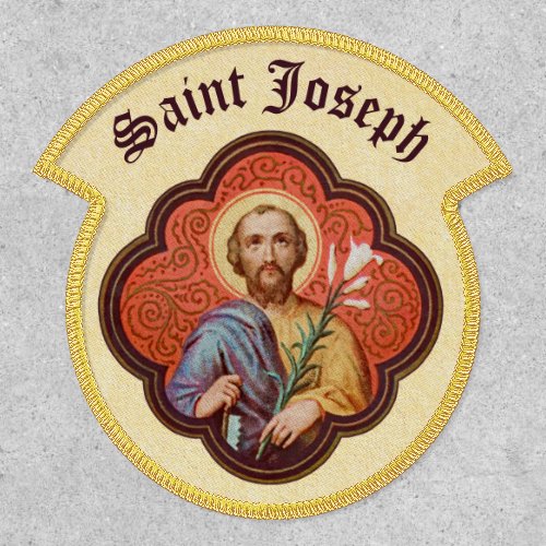 Portrait of St Joseph in an Octofoil TF 02 Patch