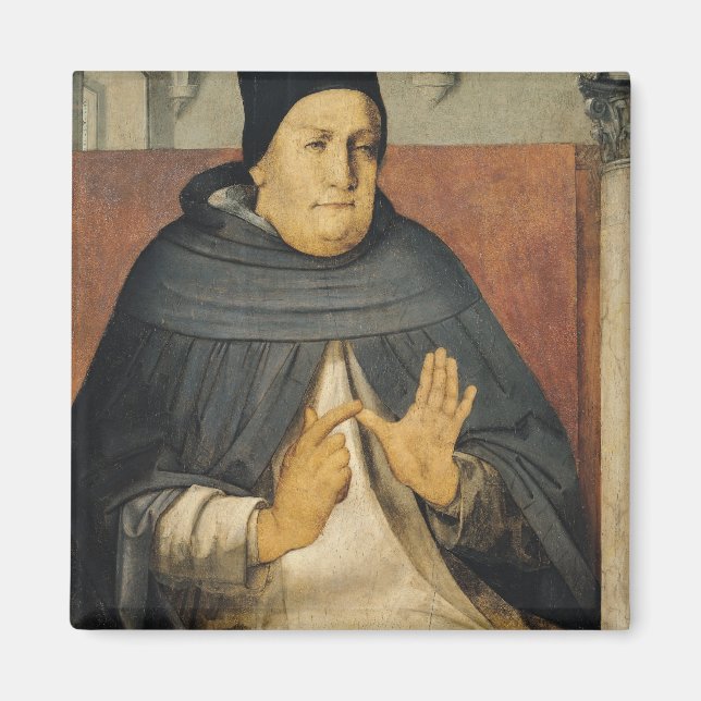 Portrait of St. Thomas Aquinas  c.1475 Magnet (Front)
