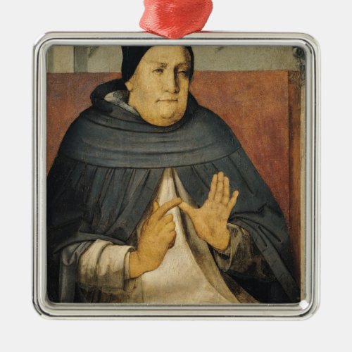 Portrait of St Thomas Aquinas  c1475 Metal Ornament