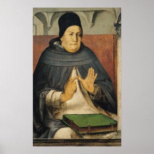 Portrait of St. Thomas Aquinas  c.1475 Poster