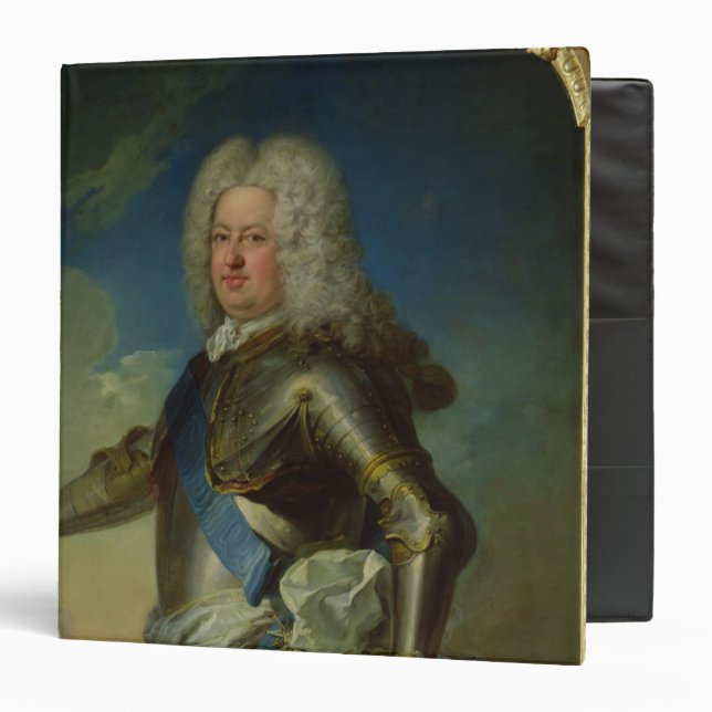 Portrait of Stanislas Lesczinski  King of Poland 3 Ring Binder (Front/Inside)