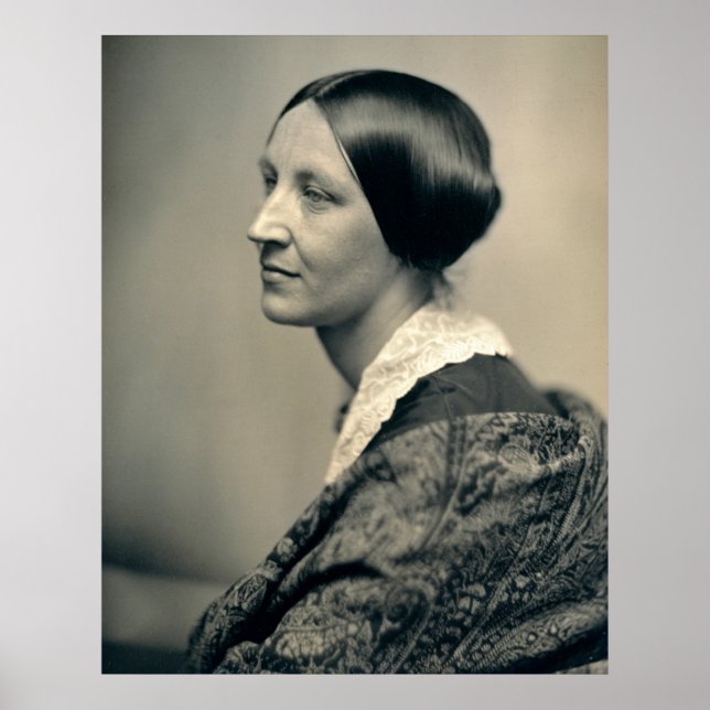 Portrait of Suffragist Susan Brownell Anthony 1850 Poster (Front)
