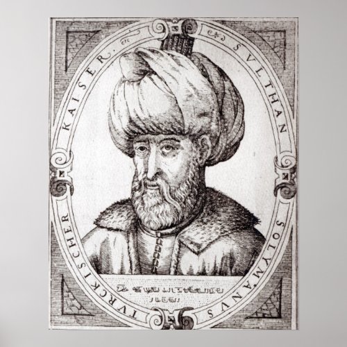 Portrait of Suleiman the Magnificent Poster