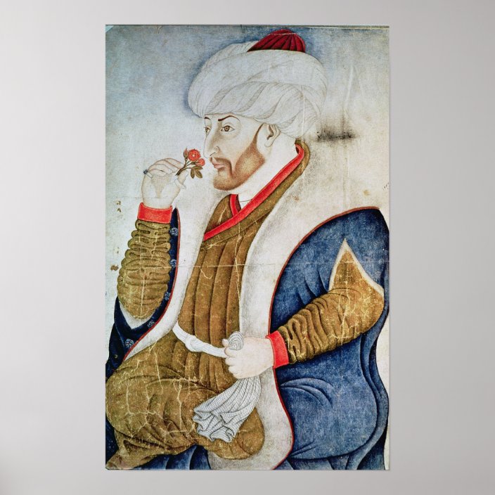 Portrait of Sultan Mehmet II Poster | Zazzle.com