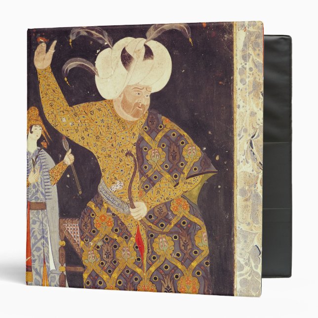 Portrait of Sultan Selim II 3 Ring Binder (Front/Inside)