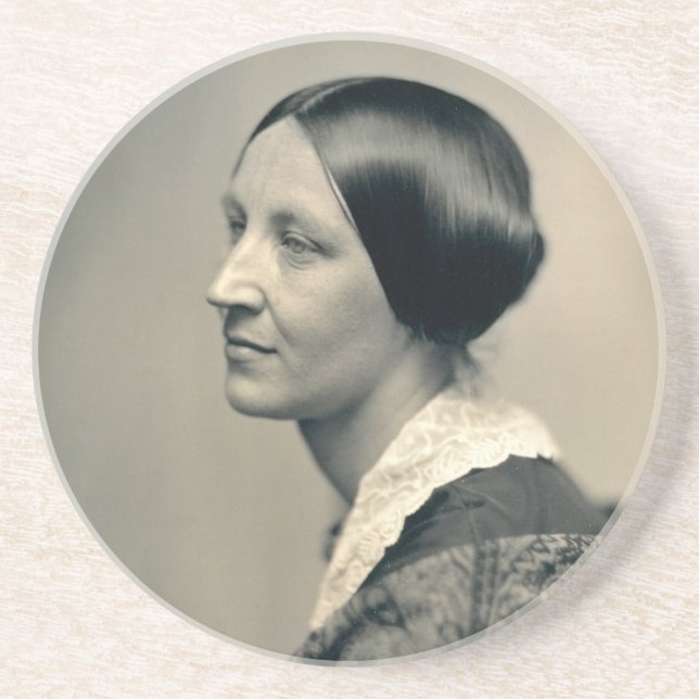 Portrait of Susan Brownell Anthony 1850 Drink Coaster (Front)