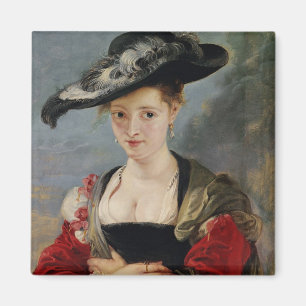 Portrait of Susanna Lunden (?) (Le Chapeau de Pail Magnet