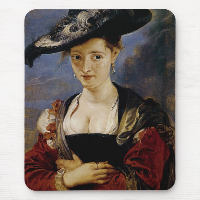 Portrait of Suzanne Fourment Mouse Pad (Front)