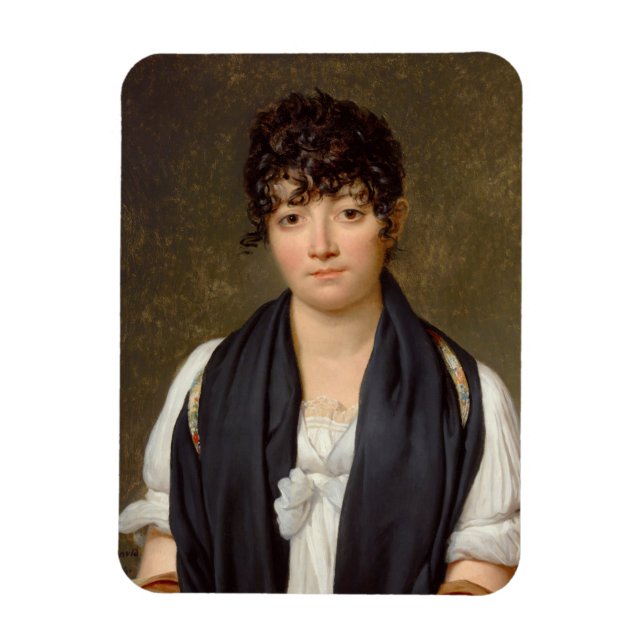 Portrait of Suzanne Le Peletier de Saint-Fargeau Magnet (Vertical)
