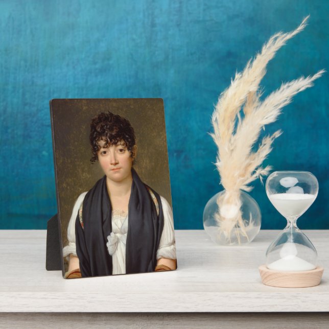 Portrait of Suzanne Le Peletier de Saint-Fargeau Plaque (Side)