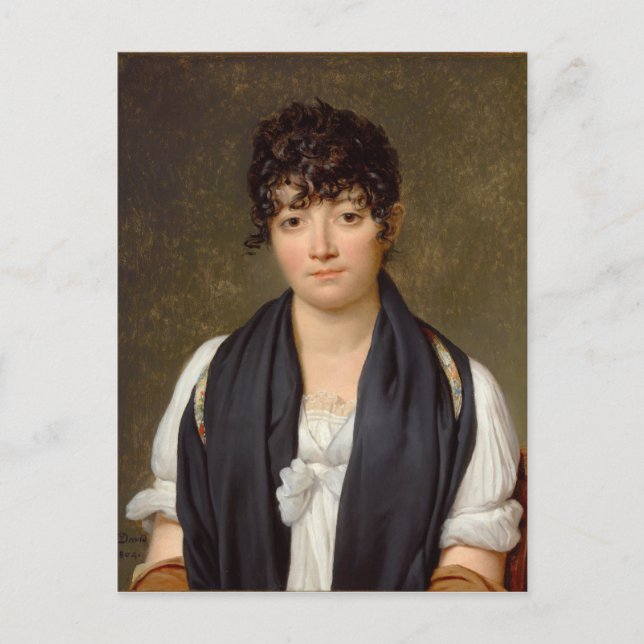 Portrait of Suzanne Le Peletier de Saint-Fargeau Postcard (Front)